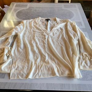 Large ivory jcrew sweater - bell sleeves